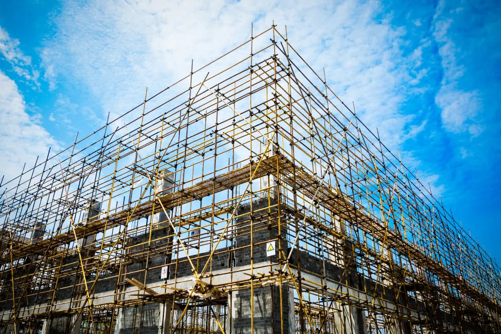 Building scaffolding works