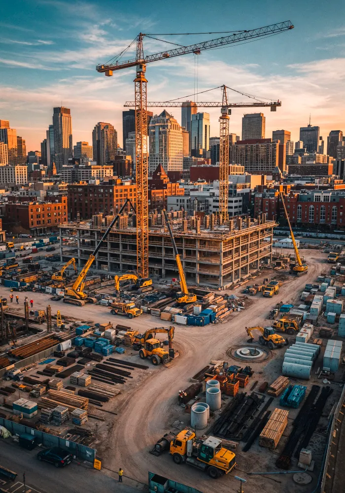 City construction project